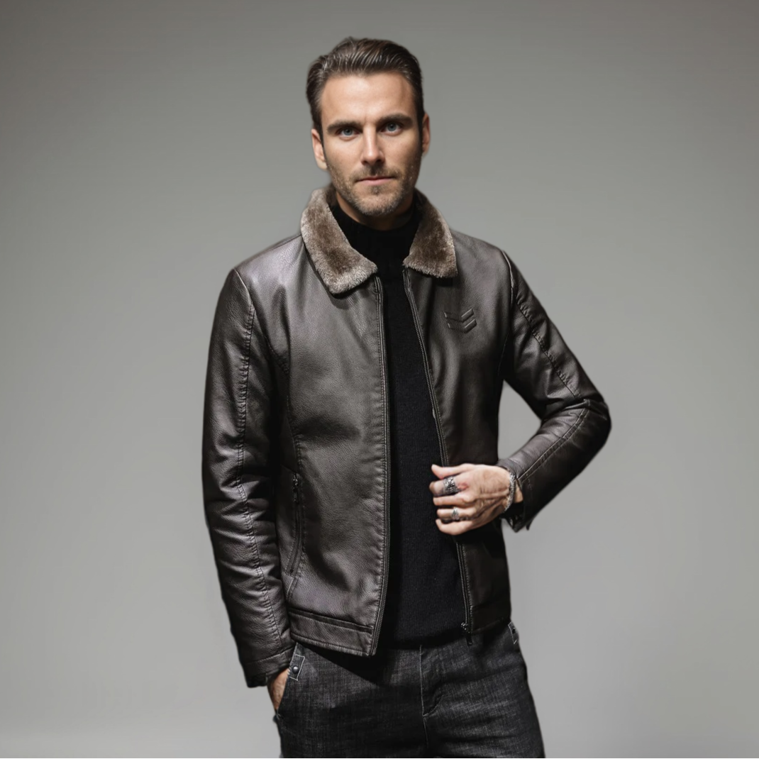 Aviator Leather Jacket Ricardo - VES - No.2