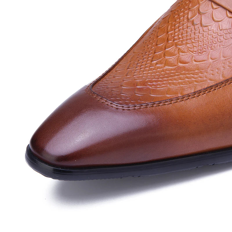 Loafer Arthur Apricot Embossed VES - No. 15