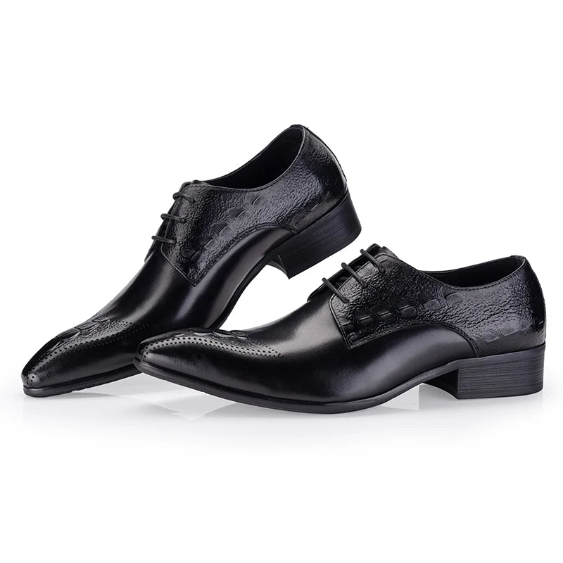 Derby Sydney Croc Embossed Brogued VES - No. 6