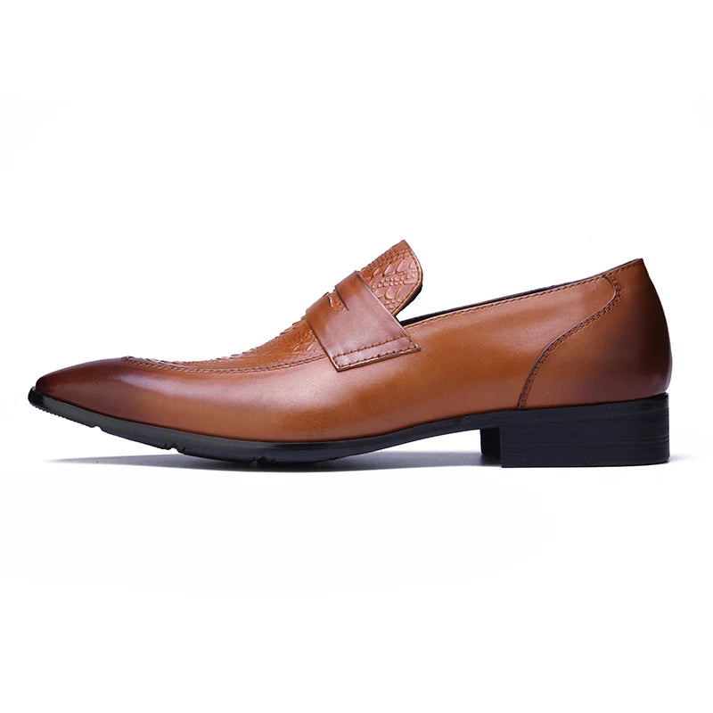 Loafer Arthur Apricot Embossed VES - No. 15