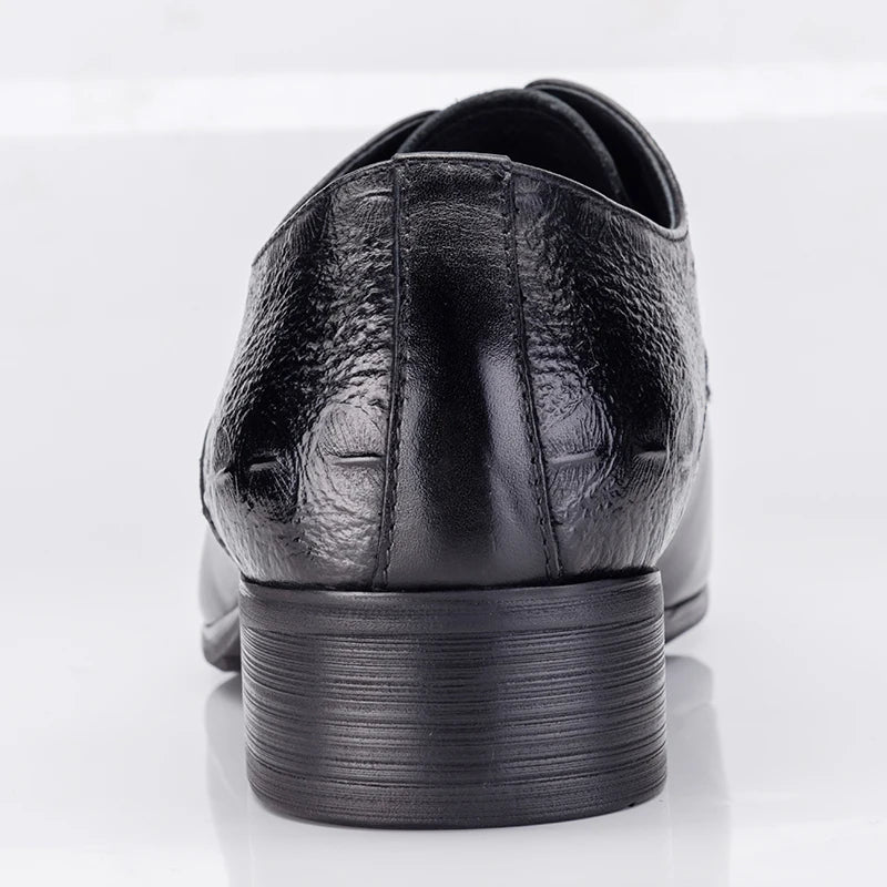 Derby Sydney Croc Embossed Brogued VES – č. 6