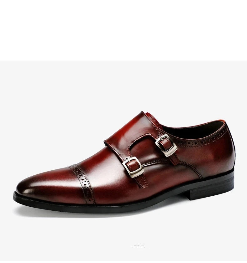 Monkstrap Harold Patina Brogued VES - No. 13