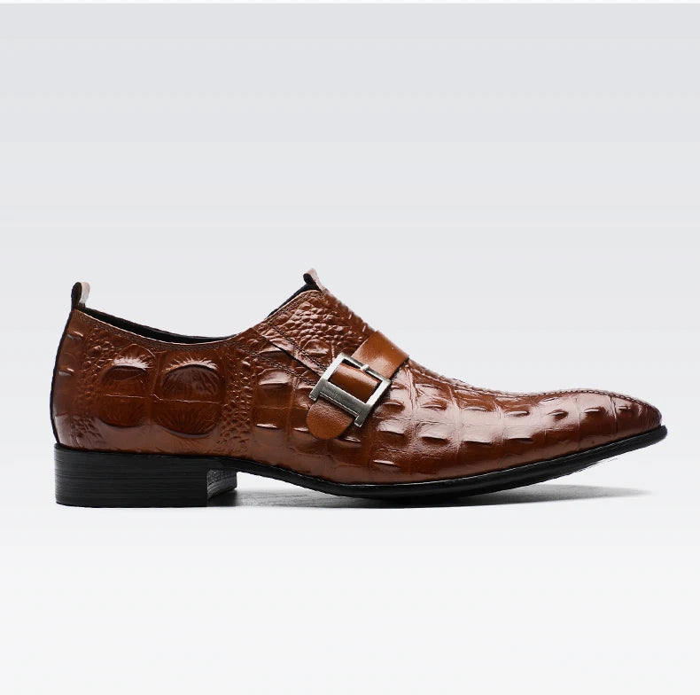 Loafer Harvey Buckled Croc Embossed VES - č. 21