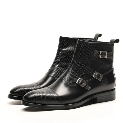 Boots Henry Embossed Triple Buckle VES - No. 3