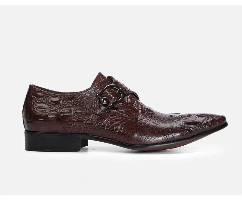 Monkstrap James Croc Embossed VES - No. 54