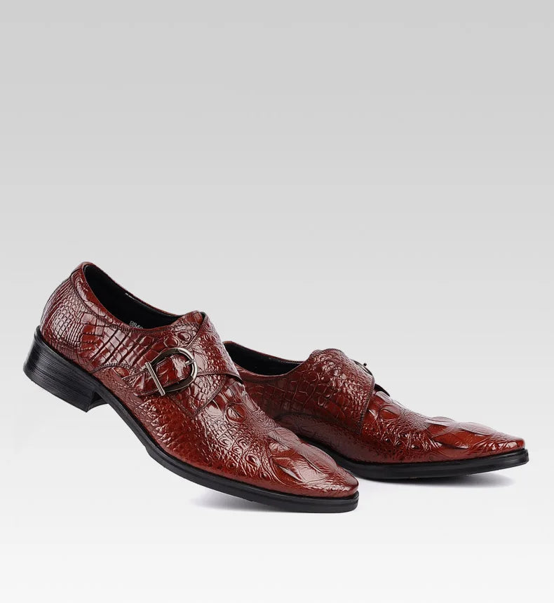 Monkstrap Harry Croc Embossed VES - No. 11