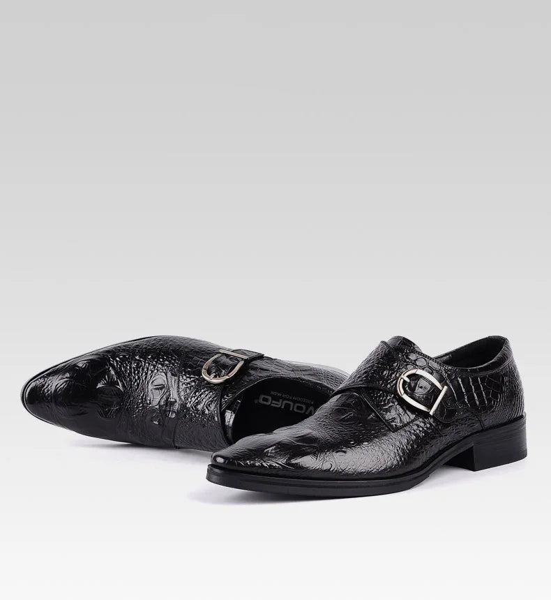 Monkstrap Harry Croc Embossed VES – Nr. 11