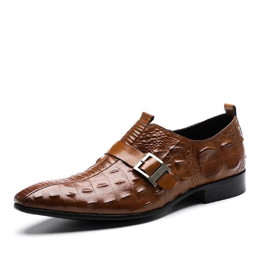 Loafer Harvey Buckled Croc Embossed VES - č. 21