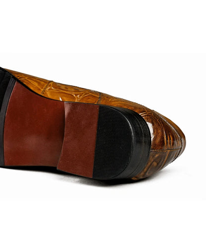 Monkstrap Ronald Croc Embossed