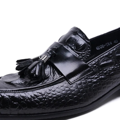 Loafer James Croc Embossed Tasseled VES - No. 54