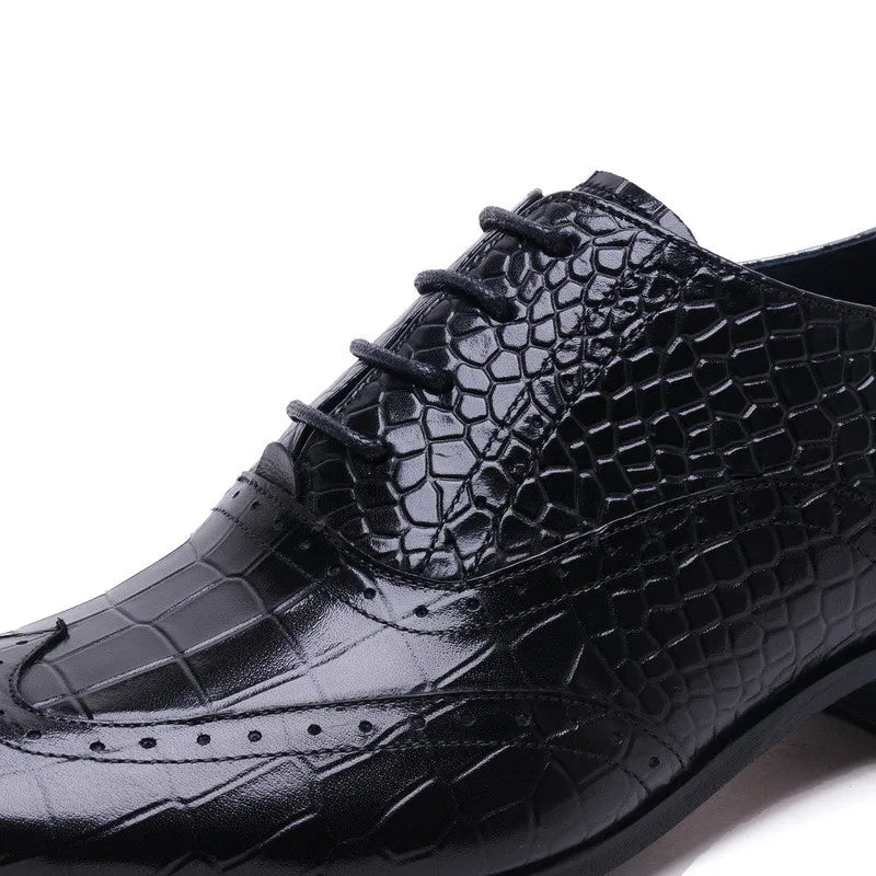 Oxford Harvey Croc Embossed VES - No. 9