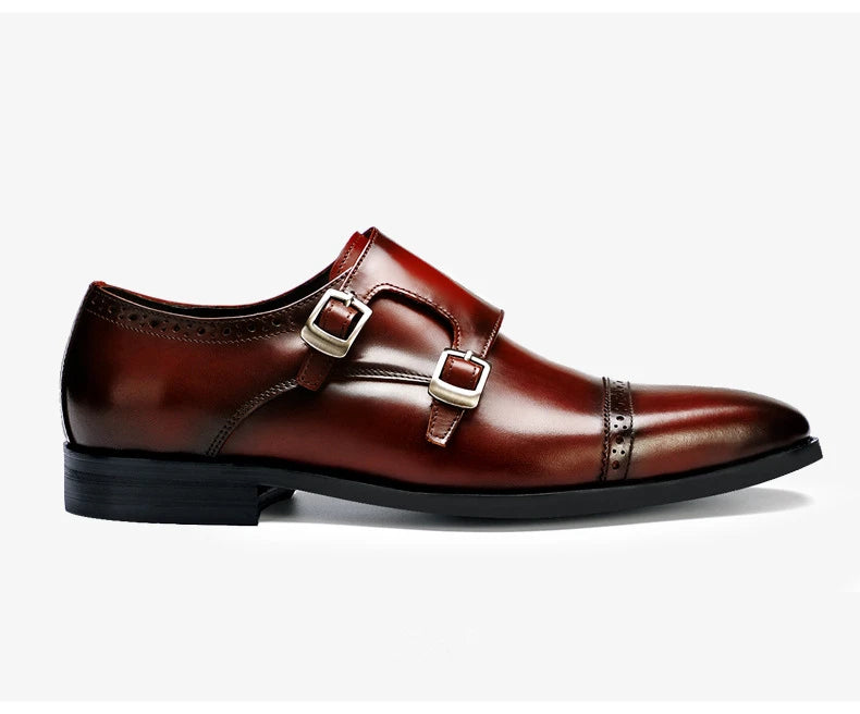 Monkstrap Harold Patina Brogued VES – Nr. 13