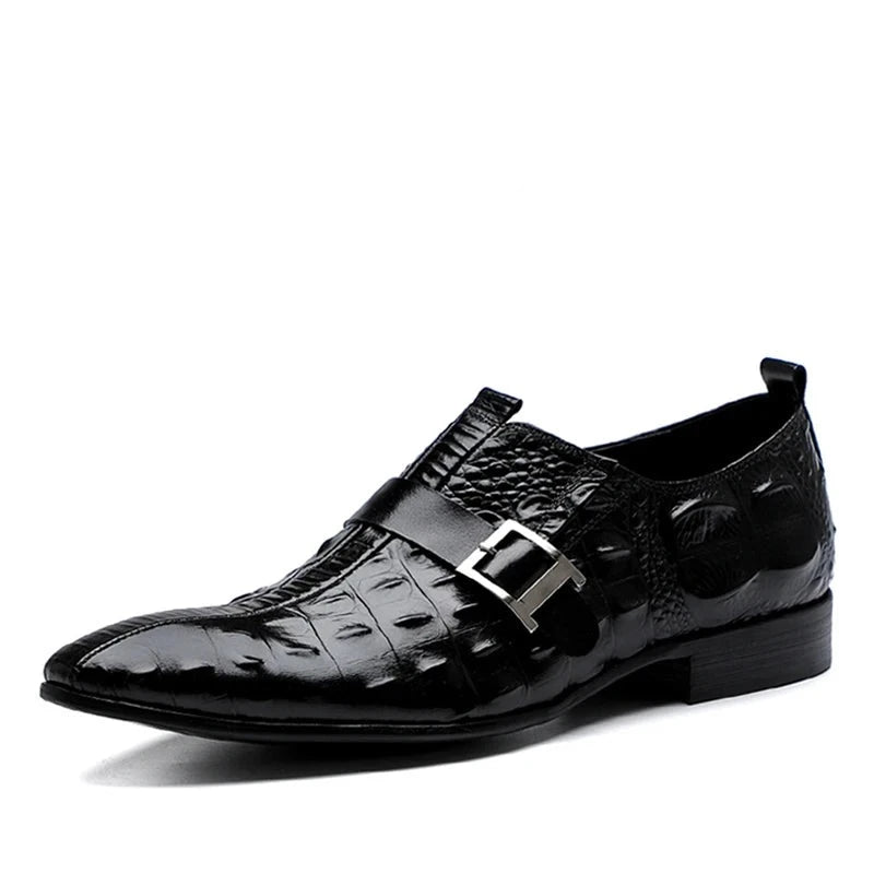 Loafer Harvey Buckled Croc Embossed VES - č. 21