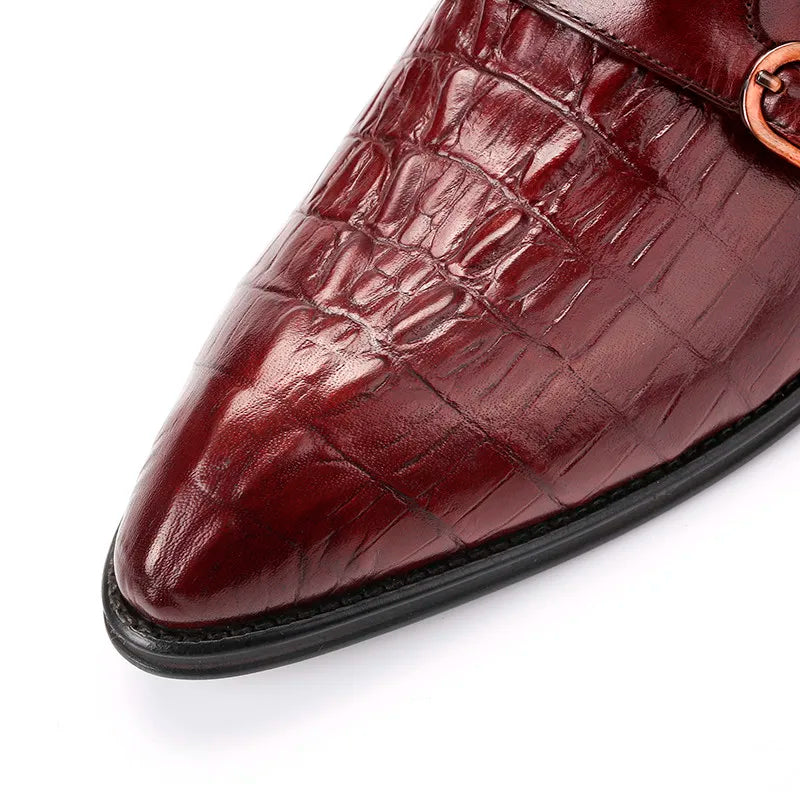 Monkstrap Charles Croc Embossed VES – Nr. 29