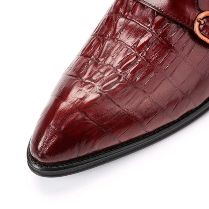 Monkstrap Charles Croc Embossed VES - č. 29