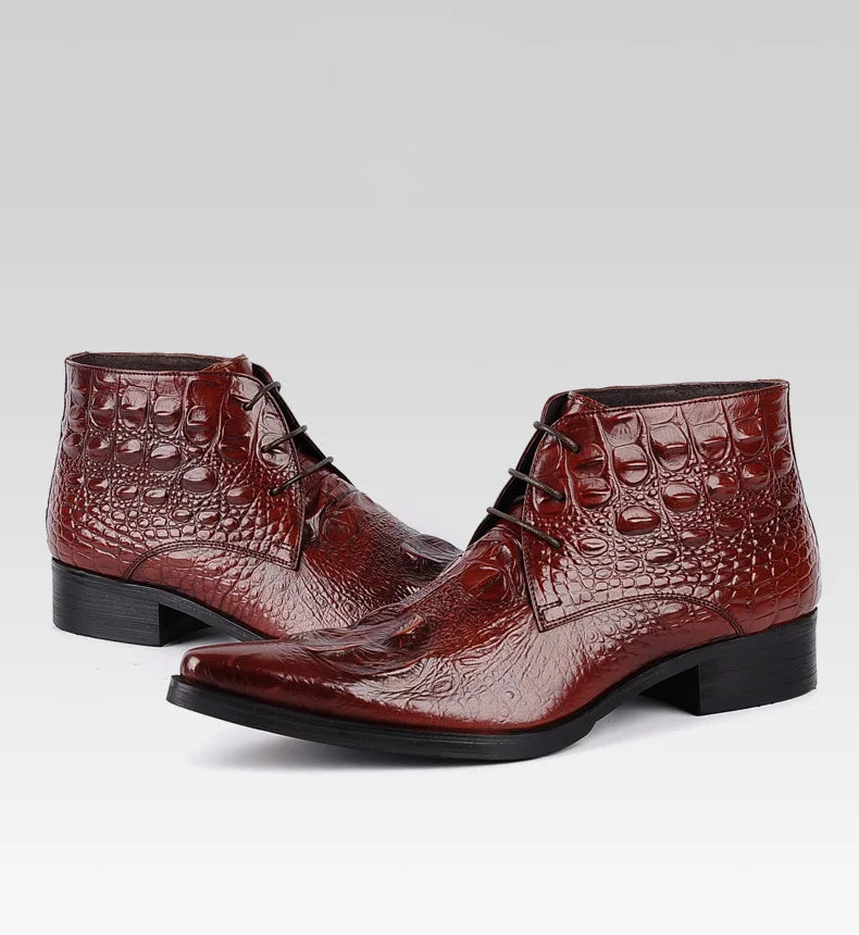 Boty Carlton Croc Embossed VES - č. 5