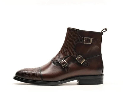 Boots Henry Embossed Triple Buckle VES - No. 3