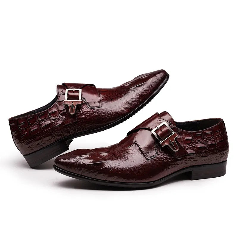 Monkstrap Percy Croc Embossed VES – Nr. 34