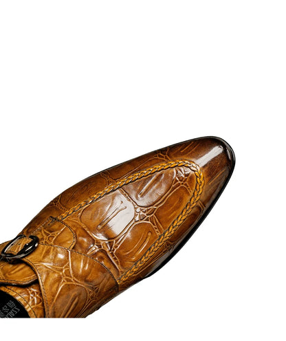 Monkstrap Ronald Croc Embossed