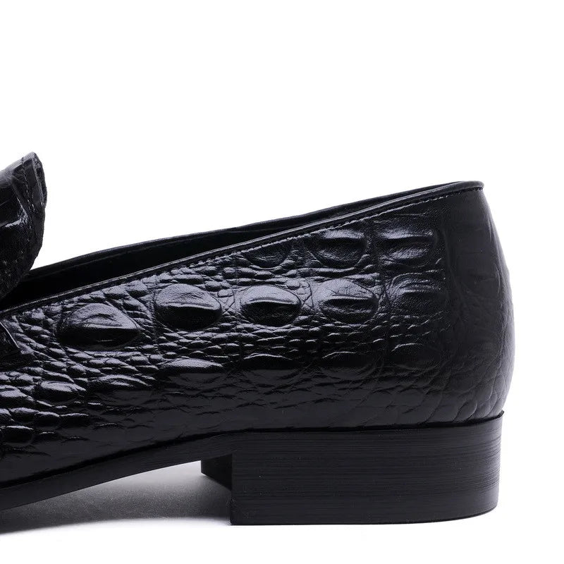 Loafer James Croc Embossed Tasseled VES - No. 54