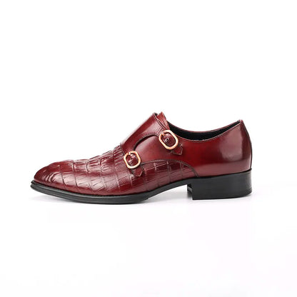 Monkstrap Charles Croc Embossed VES - č. 29