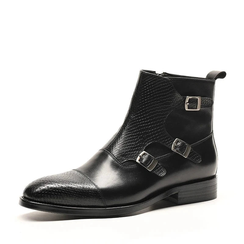 Boots Henry Embossed Triple Buckle VES - No. 3