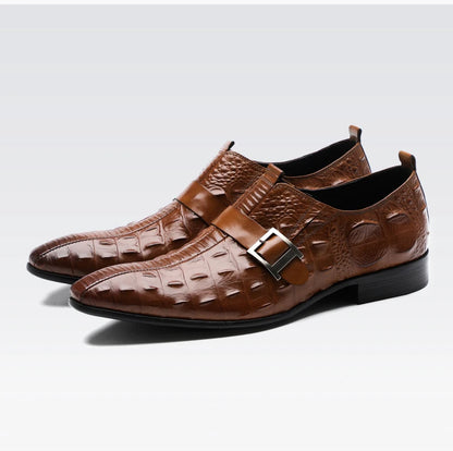 Loafer Harvey Buckled Croc Embossed VES - č. 21