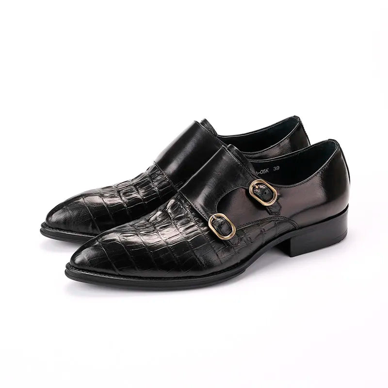 Monkstrap Charles Croc Embossed VES - No. 29