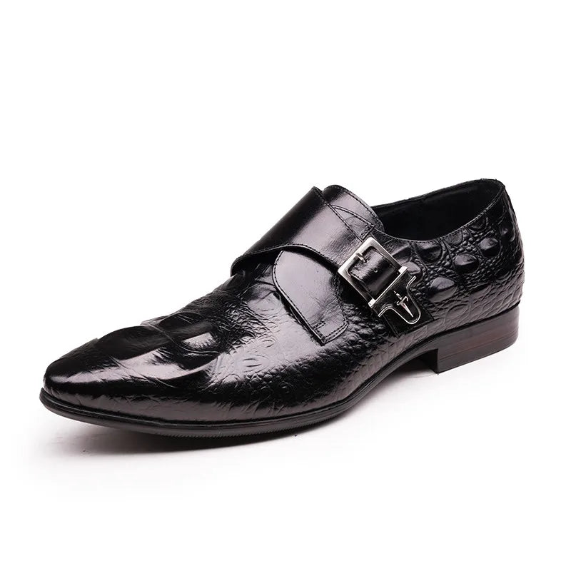 Monkstrap Percy Croc Embossed VES - č. 34