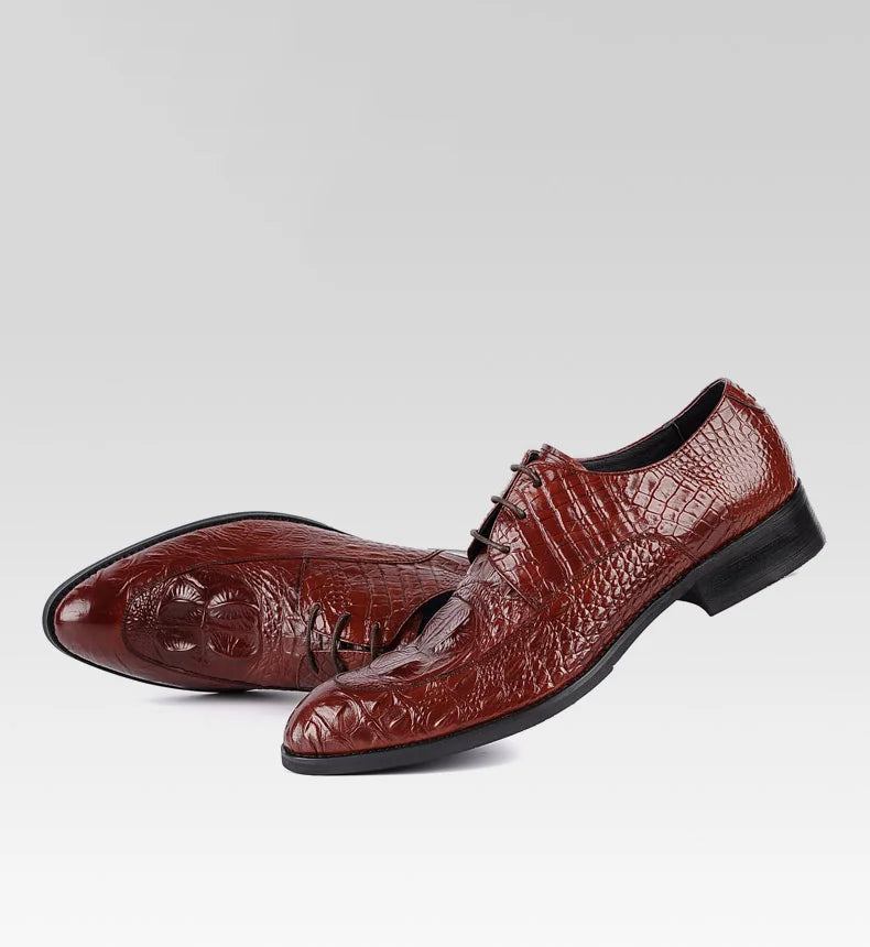 Derby Charles Croc Embossed VES - č. 20