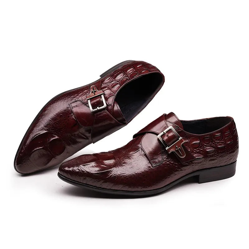 Monkstrap Percy Croc Embossed VES - č. 34