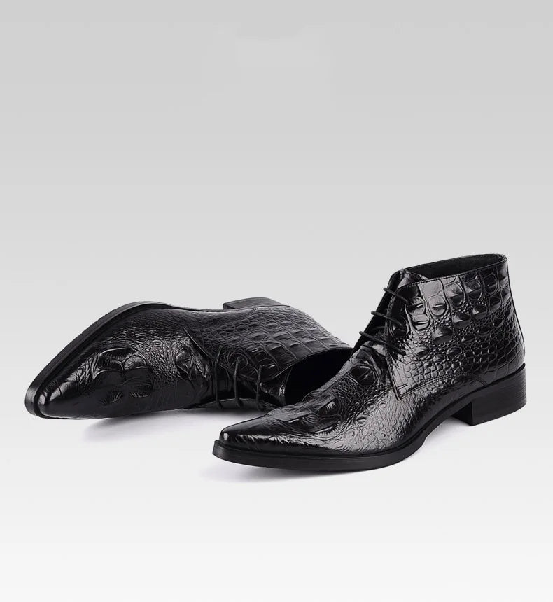 Boots Carlton Croc Embossed VES - No. 5