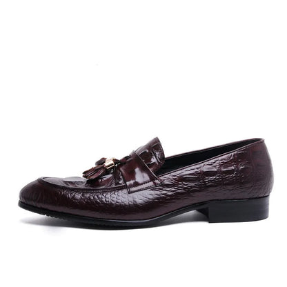 Loafer James Croc Embossed Tasseled VES - No. 54