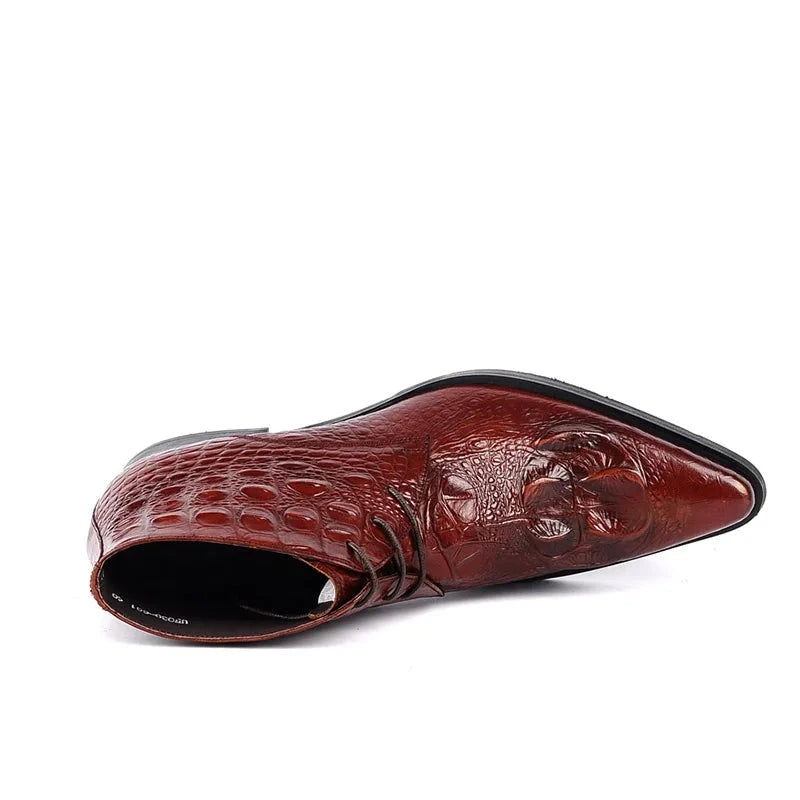 Boty Carlton Croc Embossed VES - č. 5