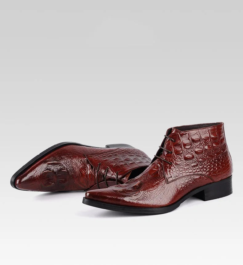 Boty Carlton Croc Embossed VES - č. 5