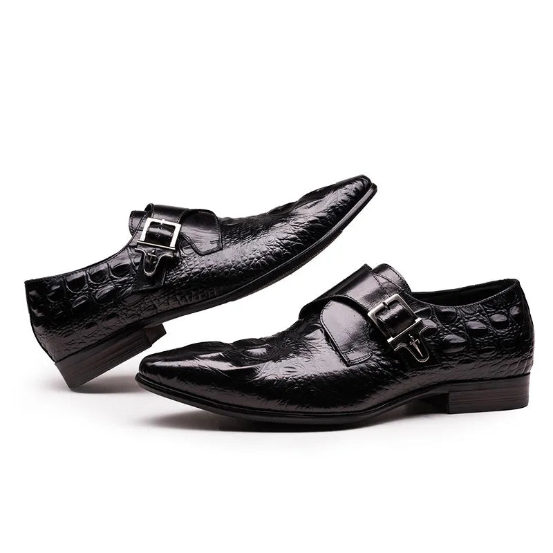 Monkstrap Percy Croc Embossed VES - č. 34