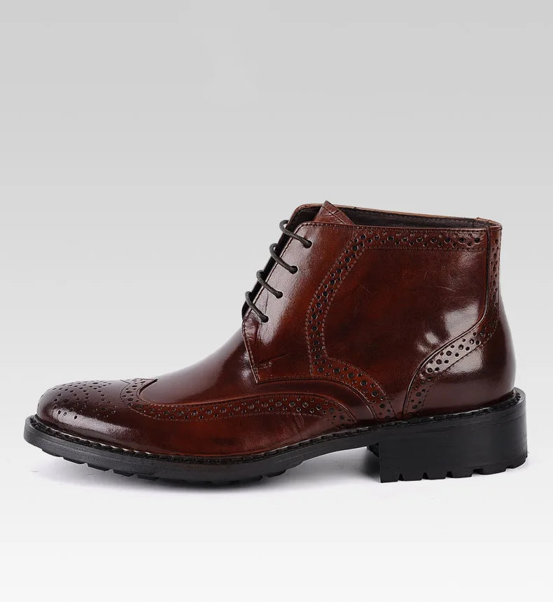 Boots Hugh Solid Brogued VES - No. 12