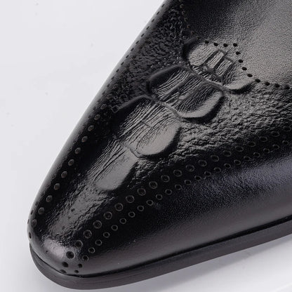 Derby Sydney Croc Embossed Brogued VES – Nr. 6