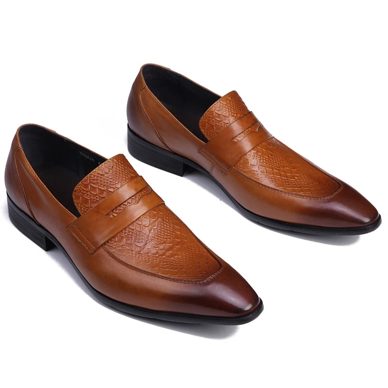 Loafer Arthur Apricot Embossed VES - No. 15