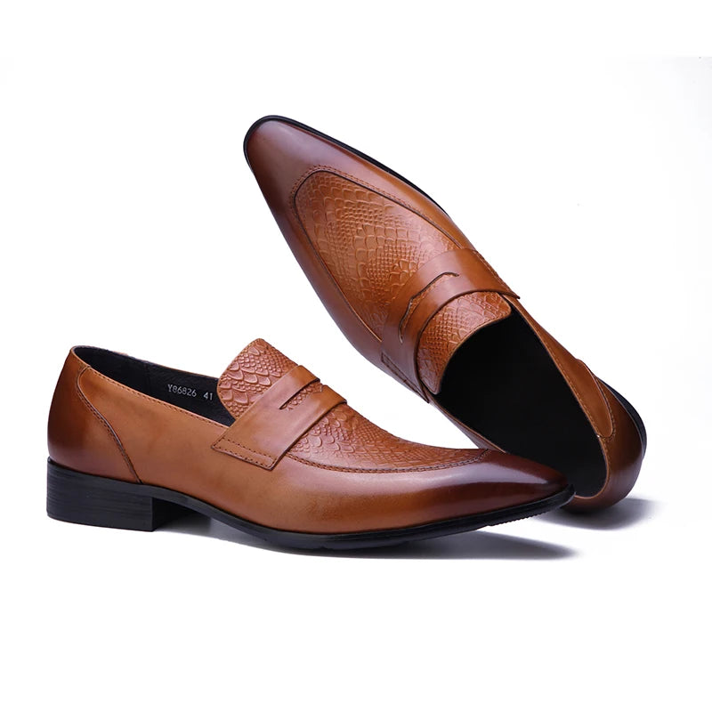 Loafer Arthur Apricot Embossed VES - č. 15