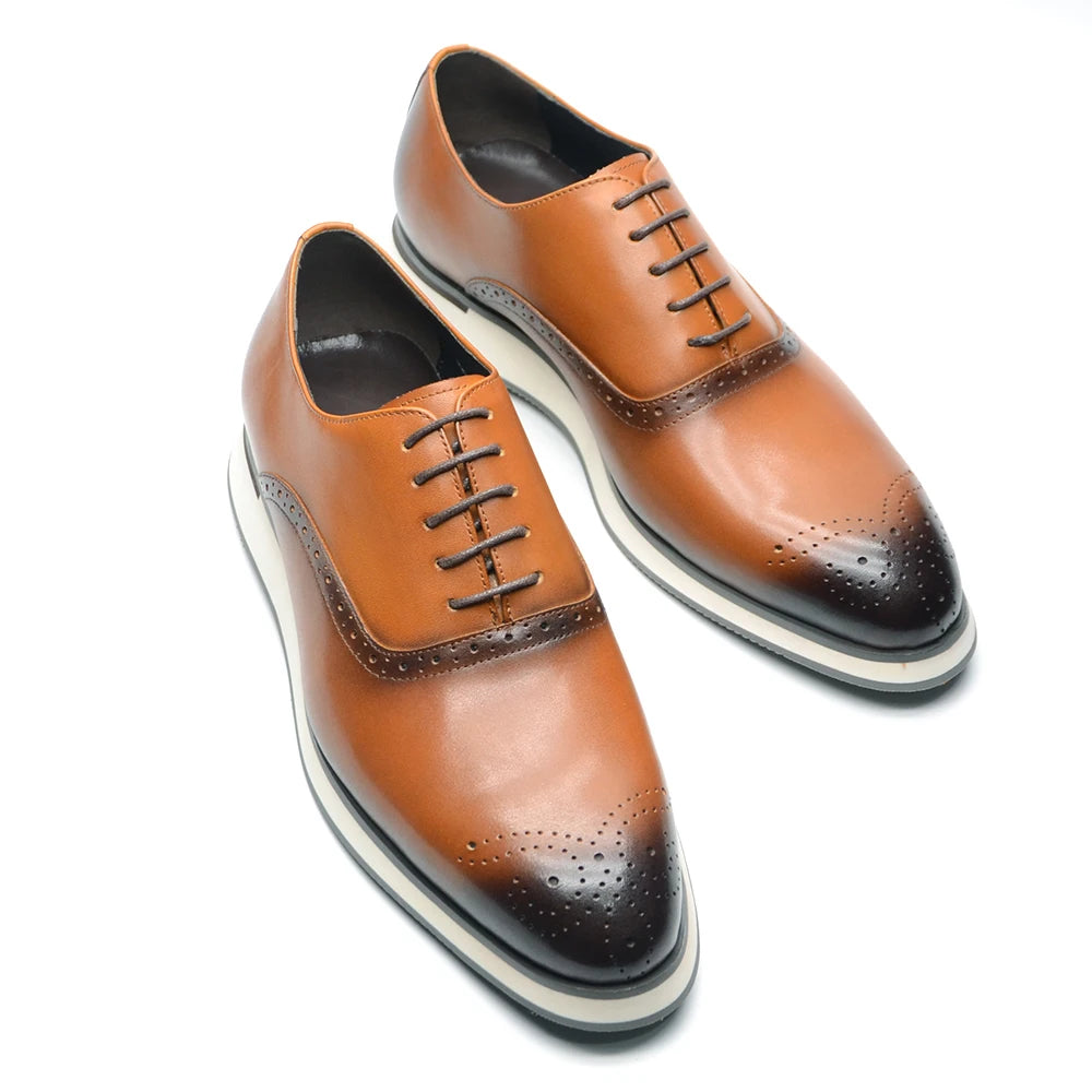 Oxford James Patina Brogued Cloud Sole VES č. 2