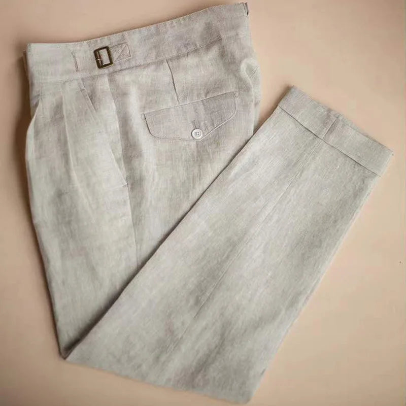 Trousers Federico Linen VES - No.1