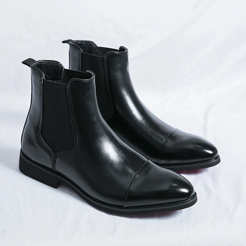 Guiseppe Baldini Genuine Leather Chelsea Boots