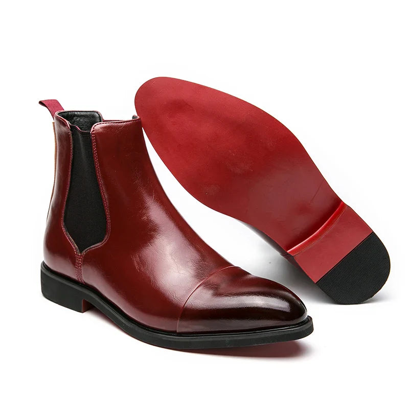 Guiseppe Baldini Genuine Leather Chelsea Boots