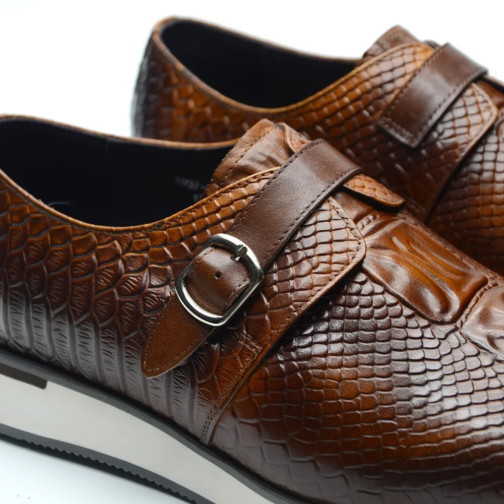 Monkstrap Carl Embossed Cloud Sole VES - č. 8