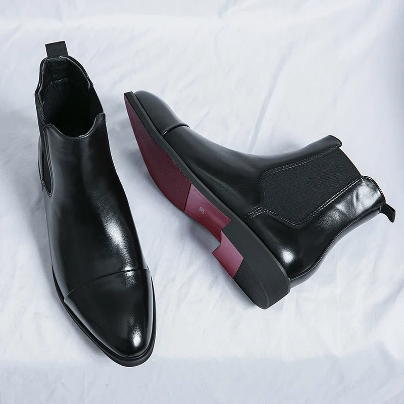 Guiseppe Baldini Genuine Leather Chelsea Boots