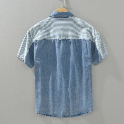 Shirt Denim Cotton Sansone - VES. No.36