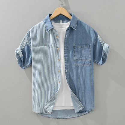 Shirt Denim Cotton Sansone - VES. No.36