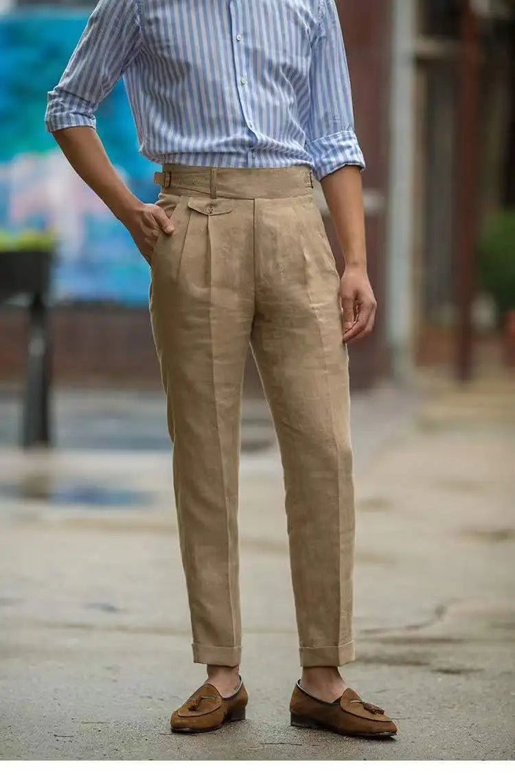 Trousers Federico Linen VES - No.1