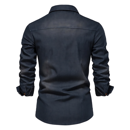 Alessandro Adaptive Fit Cotton Denim Shirt VES - No.2